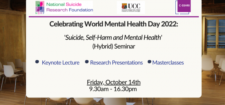 Mental Health, Suicide and Self-Harm Seminar 2022: Call for Abstracts